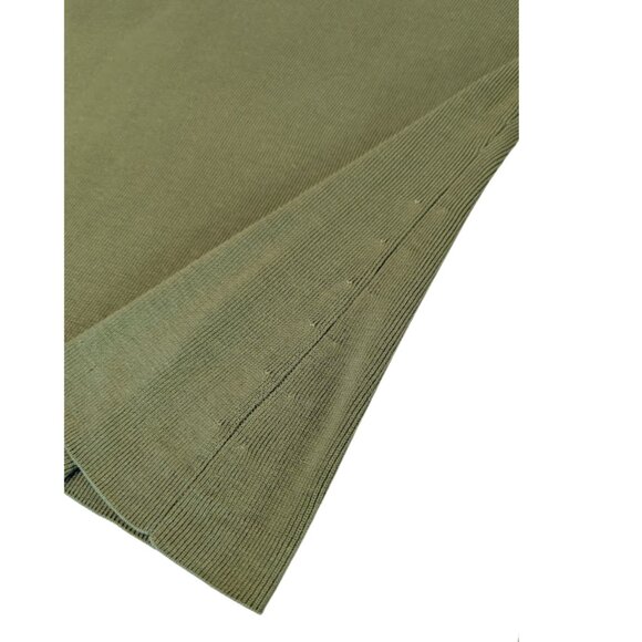 Ann Taylor 100% Silk Ribbed Turtleneck Sweater Women’s Size S – Olive Green - Picture 5 of 9